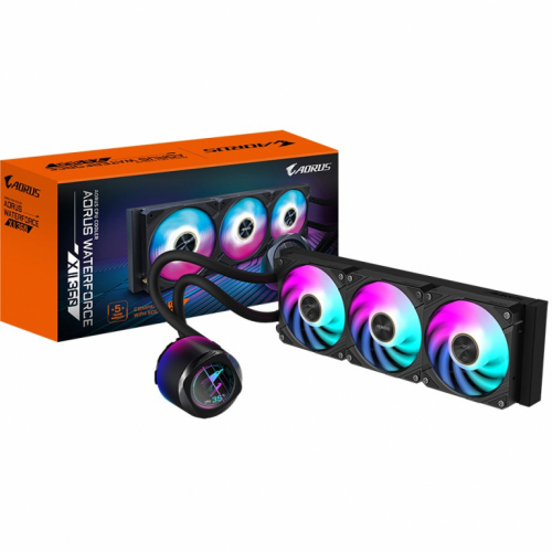 K Cooler GIGABYTE AORUS WATERFORCE X II 360 AIO Liquid CPU Cooler