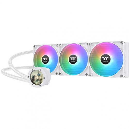 K Cooler Wasserkühlung Thermaltake TH420 V2 Ultra ARGB Sync CPU Liquid Cooler Snow Edition All-In-One