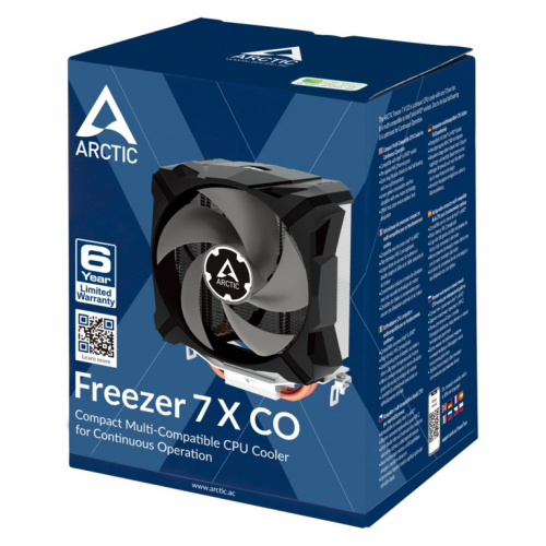 ARCTIC Freezer 7 X CO - Compact Multi-Compatible CPU Cooler for Continuous Operation