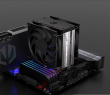Endorfy Fera 5 Dual Fan - Processor cooler - (for: LGA775, AM2+, LGA1366, AM3+, FM1, FM2+, LGA2011-3, LGA2011 (Square ILM), AM4, LGA2066, LGA1200, LGA1700, AM5, LGA115x Socket) - 120 mm - black 