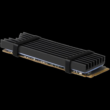 AXAGON CLR-M2L6 passive - M.2 SSD, 80mm SSD, ALU body, silicone thermal pads, height 6mm