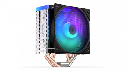 Endorfy Fera 5 ARGB - Processor cooler - (for: LGA775, LGA1156, AM2, AM2+, LGA1366, AM3, LGA1155, AM3+, FM1, FM2, LGA1150, FM2+, LGA2011-3, LGA1151, LGA2011 (Square ILM), AM4, LGA2066, LGA1200, LGA1700, AM5) - 120 mm - black 
