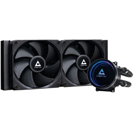 K Cooler Wasserkühlung Chieftec Iceberg 240 DARK multi Cooler | 1700; 1200; 1150; 1151; 1155; 1156; 1200; AM5/4/3+/2+/2