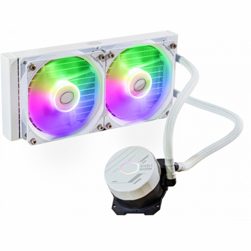 K CoolerMaster WAK MasterLiquid 240L Core ARGB White