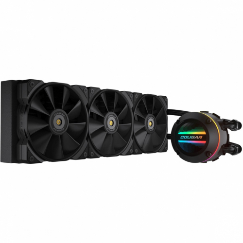 K COUGAR CPU Wasserkühlung Poseidon-GT 360. ARGB. Schwarz