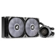 K Sharkoon Wasserkühlung S80 RGB 2 Lüfter 240mm schwarz