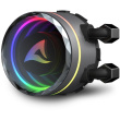 K Sharkoon Wasserkühlung S80 RGB 2 Lüfter 240mm schwarz