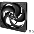 ARCTIC Lüfter 140*140*27 P14 PWM PST (Black) 5 Pack