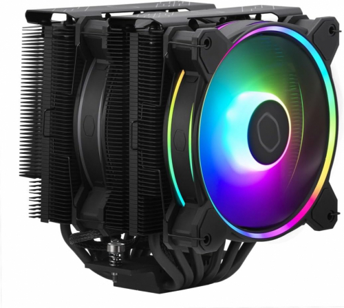 Cooler Master CPU Fan Hyper 622 Halo Black 157mm Dual Fan ARGB AM4 AM5 LGA1851/1700/1200