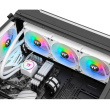 Thermaltake Water cooling TH420 ARGB Snow (3x140mm) copper CPU block