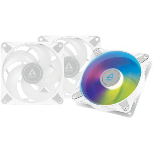 ARCTIC Lüfter 120*120*25 P12 PWM PST A-RGB 0db (White) 3er