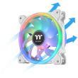 120mm Thermaltake SWAFAN 12 RGB Radiator Fan TT Premium Edition Valge 3 Pack
