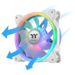 120mm Thermaltake SWAFAN 12 RGB Radiator Fan TT Premium Edition Valge 3 Pack
