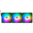 140mm Thermaltake CT140 EX ARGB Sync PC Cooling Fan Racing Green 3 Pack