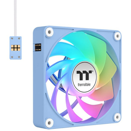 120mm Thermaltake CT120 EX Reverse ARGB Sync PC Cooling Fan Hydrangea Blue 3 Fan Pack