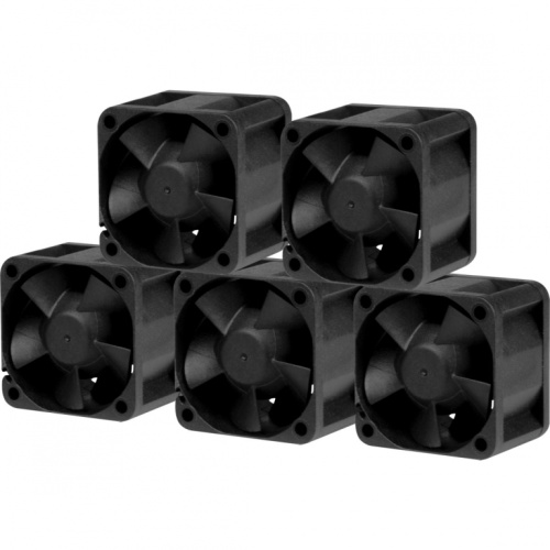 40mm Arctic S4028-6K Server Lüfter | Value Pack 5 Stück 40x40x28 mm Fan, 250-6000 RPM, PWM Regulated, 4-pin Connector, 12 V DC - Black