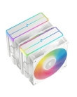 DeepCool AG620 WH ARGB V2 Chipset, Emaplaat Air cooler 12 cm White 1 pc(s)
