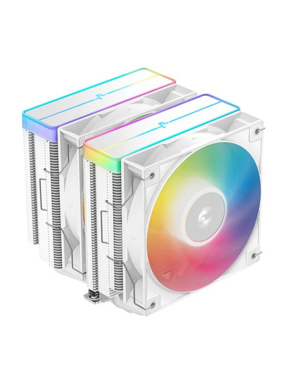 DeepCool AG620 WH ARGB V2 Chipset, Emaplaat Air cooler 12 cm White 1 pc(s)