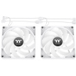 140mm Thermaltake CT140 Reverse ARGB Sync PC Cooling Fan White 2 Pack