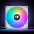 140mm Thermaltake CT140 Reverse ARGB Sync PC Cooling Fan White 2 Pack