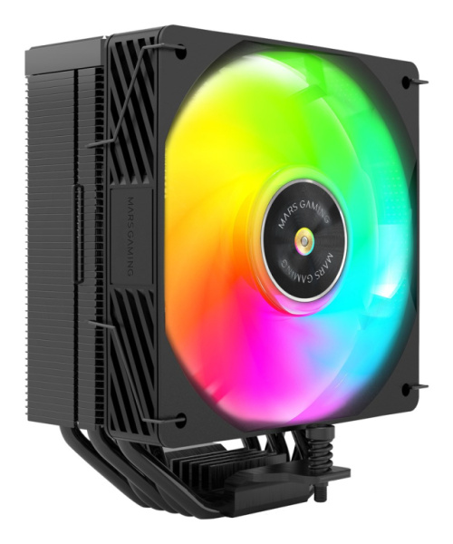 Mars Gaming MCPUX5ARGB computer cooling system Processor Air cooler 12 cm Black 1 pc(s)