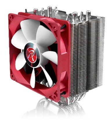 RAIJINTEK Themis Evo Processor Cooler 12 cm Metallic, Red, White