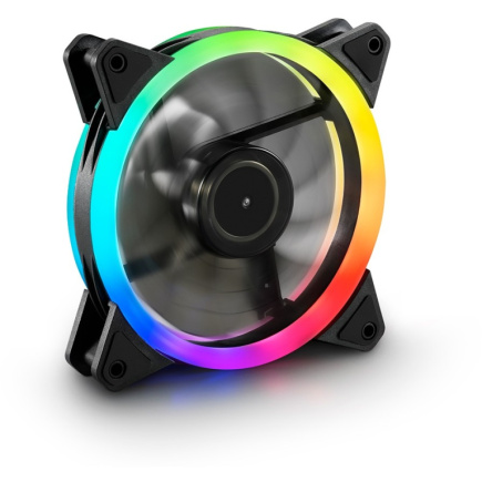 120mm Sharkoon SHARK Blades RGB Fan (schwarz, 120 mm)