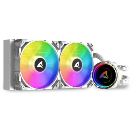 K Sharkoon S80 RGB White AIO 240mm White