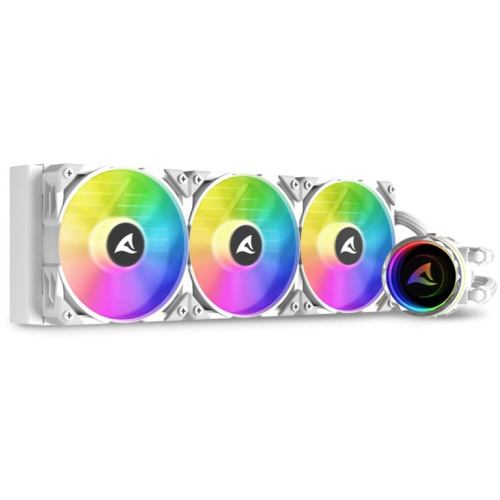 K Sharkoon S90 RGB Valge AIO 360mm Valge
