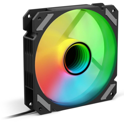 120mm Sharkoon SHARK Mirror RGB PWM Must