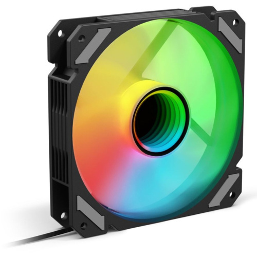 120mm Sharkoon SHARK Mirror RGB PWM Must