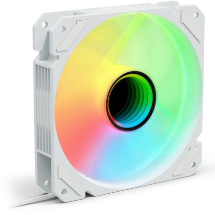 120mm Sharkoon SHARK Mirror RGB PWM Valge
