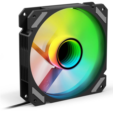 120mmSharkoon SHARK Mirror RGB PWM REVERSE Black