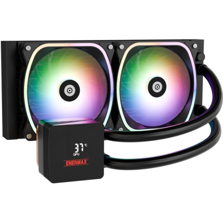K Enermax Liquid CPU Cooler Aquafusion II 240mm ARGB Must