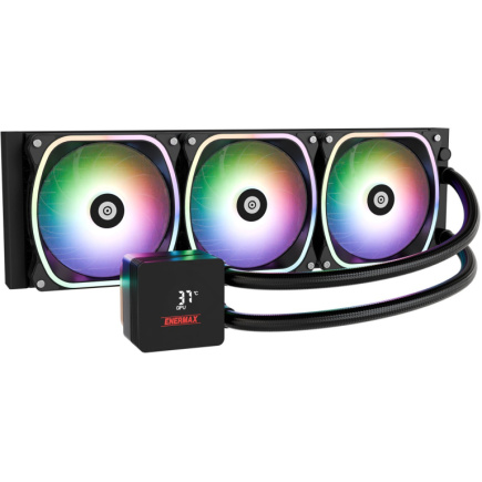 K Enermax Liquid CPU Cooler Aquafusion II 360mm ARGB Черный