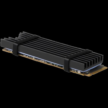 AXAGON CLR-M2L6 passive - M.2 SSD, 80mm SSD, ALUMINIUM body, silicone thermal pads, height 6mm