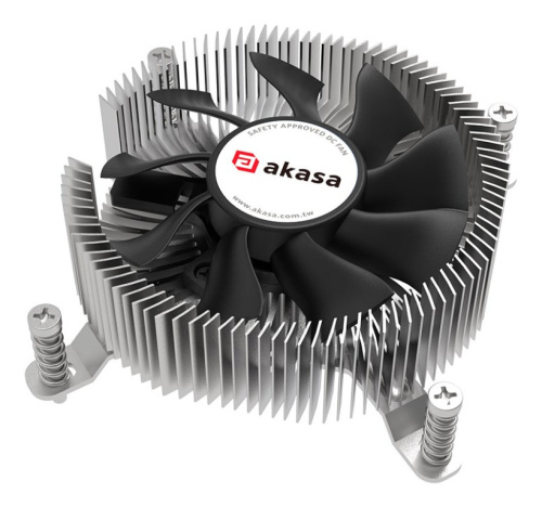 Akasa low profile CPU cooler, Intel LGA1700 - copper and aluminum