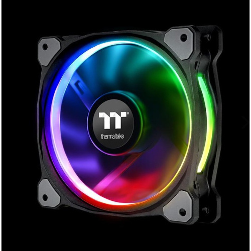 140mm Thermaltake Riing Plus 14 LED RGB Radiator Fan TT Premium Must 3 Pack