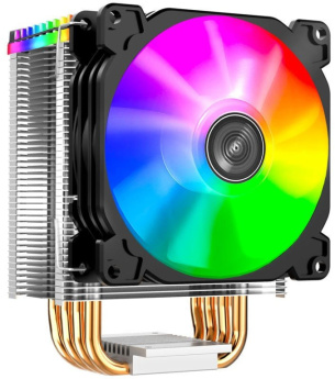 Jonsbo CR-1400 92mm ARGB CPU jahuti, 130W TDP, must, 126mm height