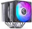 Jonsbo CR-3000E CPU Cooler, Dual-Tower, ARGB, 2x120mm, Black, 260W TDP, 155mm height