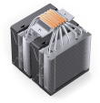 Jonsbo CR-3000E CPU Cooler, Dual-Tower, ARGB, 2x120mm, Black, 260W TDP, 155mm height