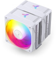 Jonsbo CR-3000E Dual-Tower ARGB CPU Cooler, 260W TDP, 120mm, White, 155mm height