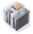 Jonsbo CR-3000E Dual-Tower ARGB CPU Cooler, 260W TDP, 120mm, White, 155mm height