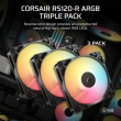 Corsair Fan RS120-R ARGB 120mm 3-pack