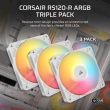 Corsair Fan RS120-R ARGB 120mm 3-pack Valge