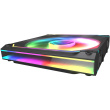 140mm COUGAR Gehäuse Lüfter SC140 ARGB,infinity mirror, Schwarz