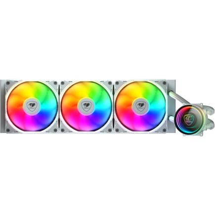 K COUGAR CPU Wasserkühlung Poseidon Elite 360, ARGB, Weiß