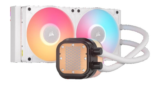 Corsair iCUE LINK TITAN 240 RX LCD AIO 240mm Valge