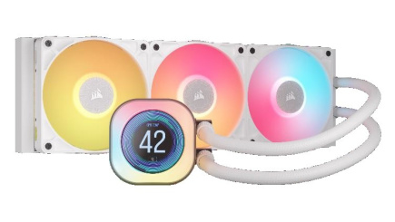 Corsair iCUE LINK TITAN 360 RX LCD AIO 360mm Белый