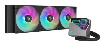 DeepCool LT360 ARGB Processor All-in-one liquid cooler 12 cm Must 1 pc(s)